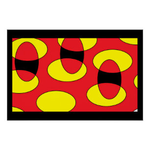 Poster Oeufs d'un démon - Ken Gage Art Abstrait