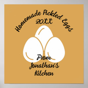 Poster OEufs Pickés Modifiables