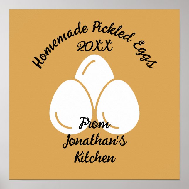 Poster OEufs Pickés Modifiables (Devant)