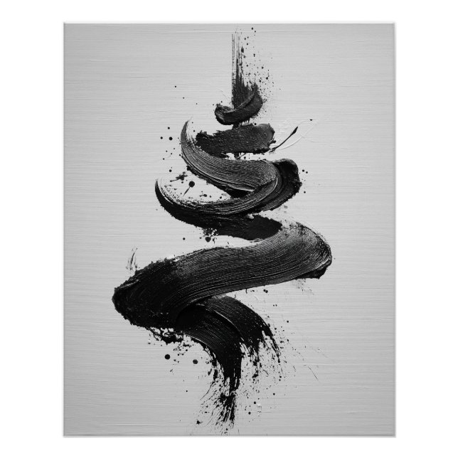 Poster OEuvre Abstraite (Devant)