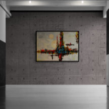Œuvre d'art abstraite