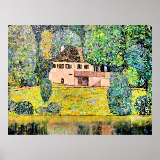 Poster OEuvre d'art de Gustav Klimt - Litzlbergkeller, (Devant)