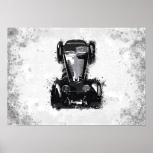 Poster Œuvre d'art de voiture rétro