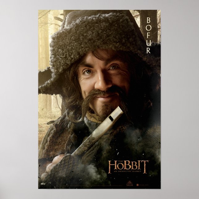 Poster Oeuvre d'art en édition limitée : Bofur (Devant)