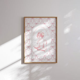 Poster Oeuvre d'art murale 'Chaque page murmure son amour
