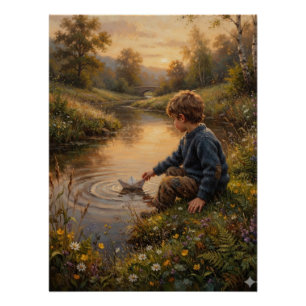 Poster Œuvre d'art murale d'aventure dans la nature pour