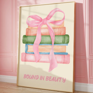Poster Œuvre d'art murale de lecture coquette