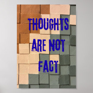 Poster Œuvre d'art murale de pleine conscience inspirante