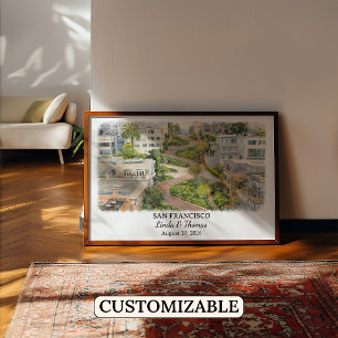 Poster Œuvre d'art personnalisée pour les murs de San Fra