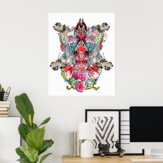 Poster Œuvre d'art surréaliste visionnaire | Fantaisie sy