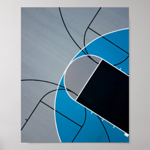 Poster Oeuvre de basket-ball cool