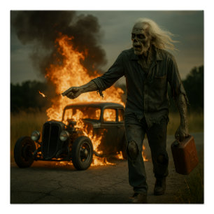Poster Oeuvre de rodder Zombie
