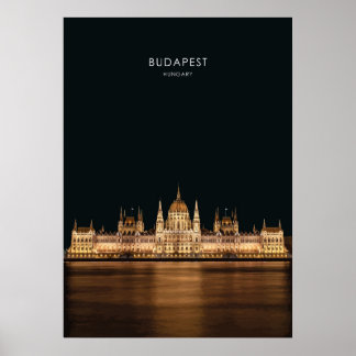 Poster Oeuvre de voyage Budapest, Hongrie