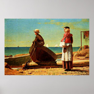 Poster OEuvre de Winslow Homer, Papa vient