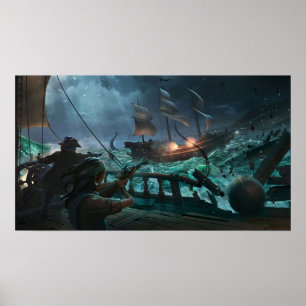Poster Oeuvre D'Un Mer De Voleurs