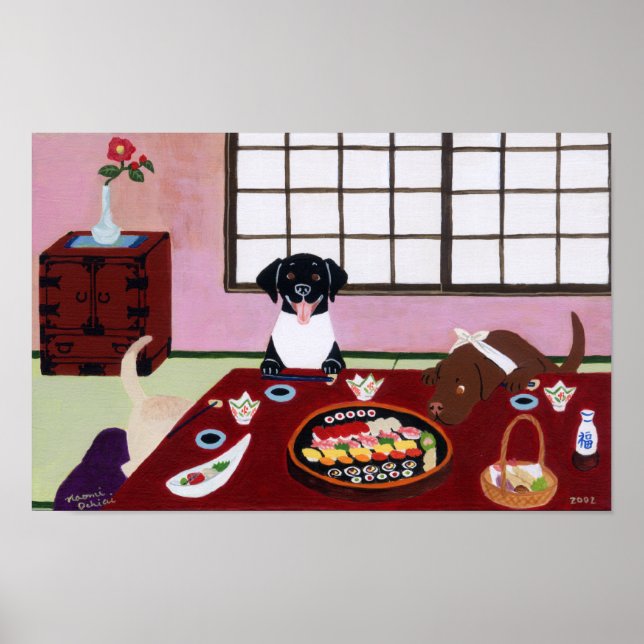 Poster Oeuvres d'art de Sushi Party (Devant)
