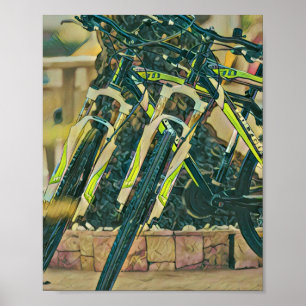 Poster Œuvres d'art de vélo cool