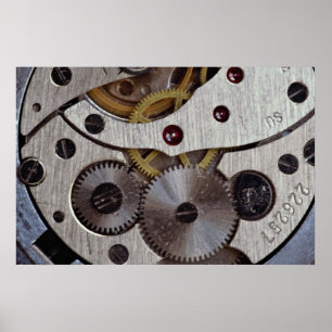 Poster OEuvres d'une texture de montre de poche