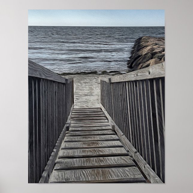 Poster of Cape Cod Beach - West Dennis (Front)