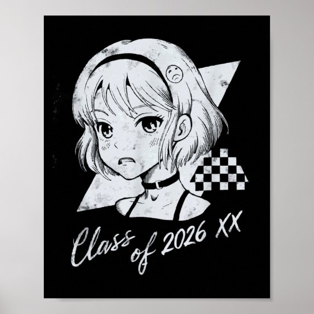 Poster Of Class Graduate Goth Anime (Devant)