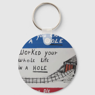 Poster of Coal Miners Life Keychain