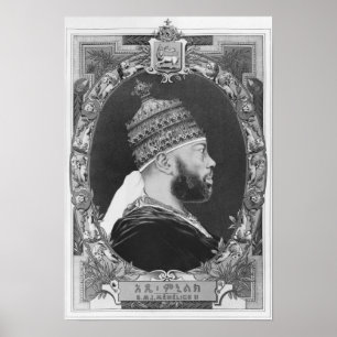 Poster of Ethiopia, Menelik II