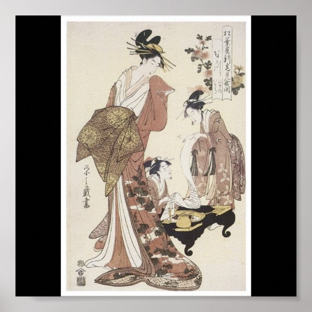 Poster of Japanese painting c. 1795 (Front)
