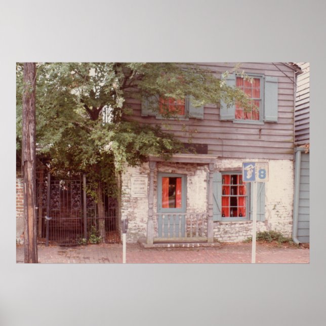 Poster of Oldest House Savannah Ga (Front)