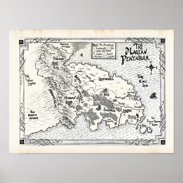 Poster of the Magian Peninsula (Front)