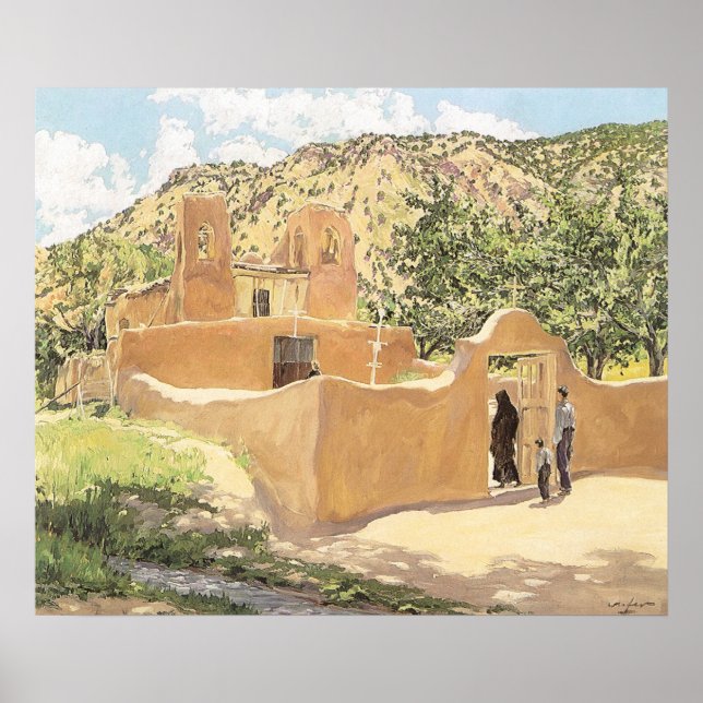 Poster Oferta Para San Esquipula par Walter Ufer (Devant)