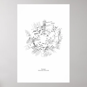 Poster Off the Staff: The Four Seasons - Summer (black)