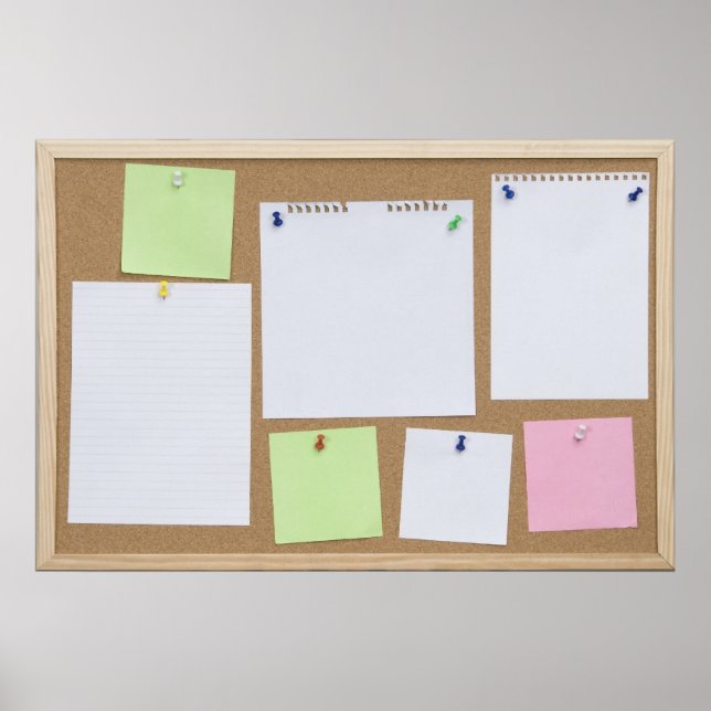 Poster office cork board (Devant)