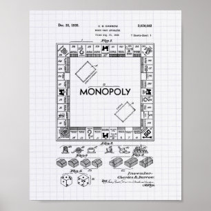 Poster Office Game Appareillage 1935 Brevet Art - Poivre 