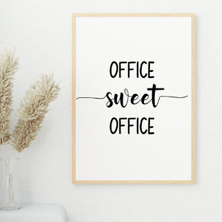 Poster Office Sweet Office Wall Art