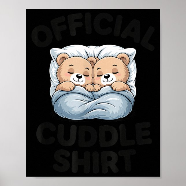 Poster Official Cuddle Teddy Sleepwear Bear (Devant)
