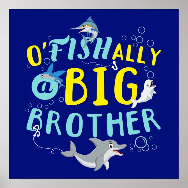 Poster Officiellement - O'Fishally un jeu de mots Big Bro (Devant)