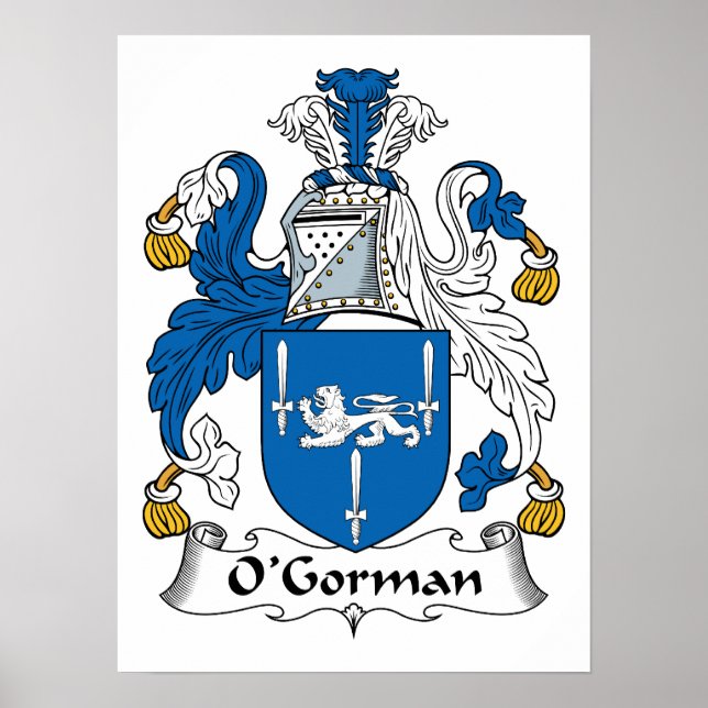 Poster O'Gorman Family Crest (Devant)