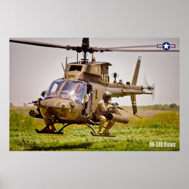 POSTER OH-58D KIOWA (Devant)