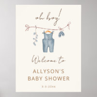 Oh Boho aquarelle bébé vêtements d'accueil signe