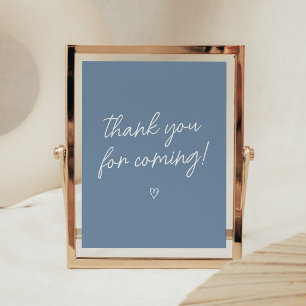 Poster Oh Boy Boho Merci minimaliste pour venir