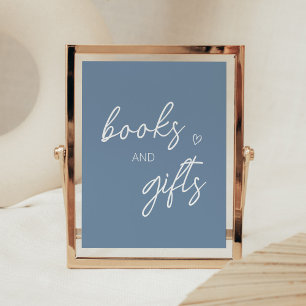 Poster Oh Boy Boho minimaliste Baby shower livres et cade