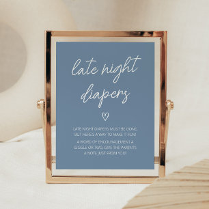 Poster Oh Boy Boho Minimaliste Late Night Diapés