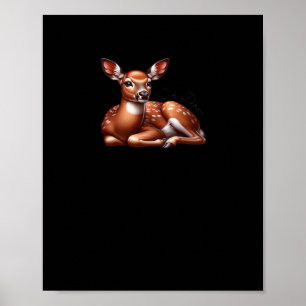 Poster Oh Cerf Tendance Moderne Esthétique