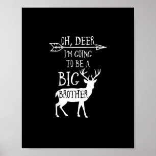 Poster Oh Cerf Va Fêter L'annonce De Noël De Grand Frère
