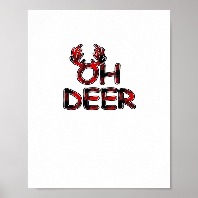 Poster Oh Deer Clean Layout  (Devant)