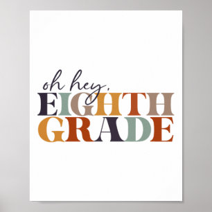Poster Oh Hé huitième année Ck à l'école pour les enseign