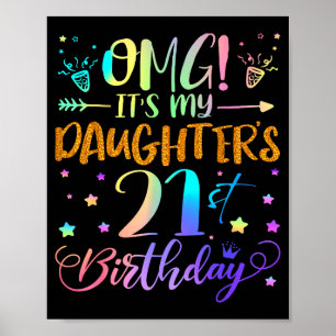 Poster Oh mon dieu, c'est les 21 ans de ma fille Douce 21