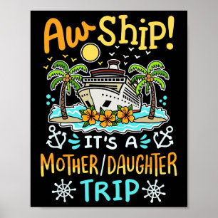 Poster Oh mon dieu c'est un voyage de croisière entre mèr