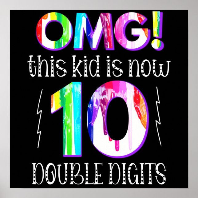 Poster Oh mon Dieu ! Cet Enfant Est Maintenant 10 Double  (Devant)