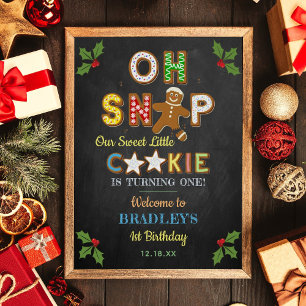 Poster Oh, Snap ! Gingerbread Cookie N'importe quel âge A